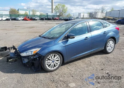 2018 Ford Focus Titanium from USA, damaged, VIN 1FADP3J29JL254861